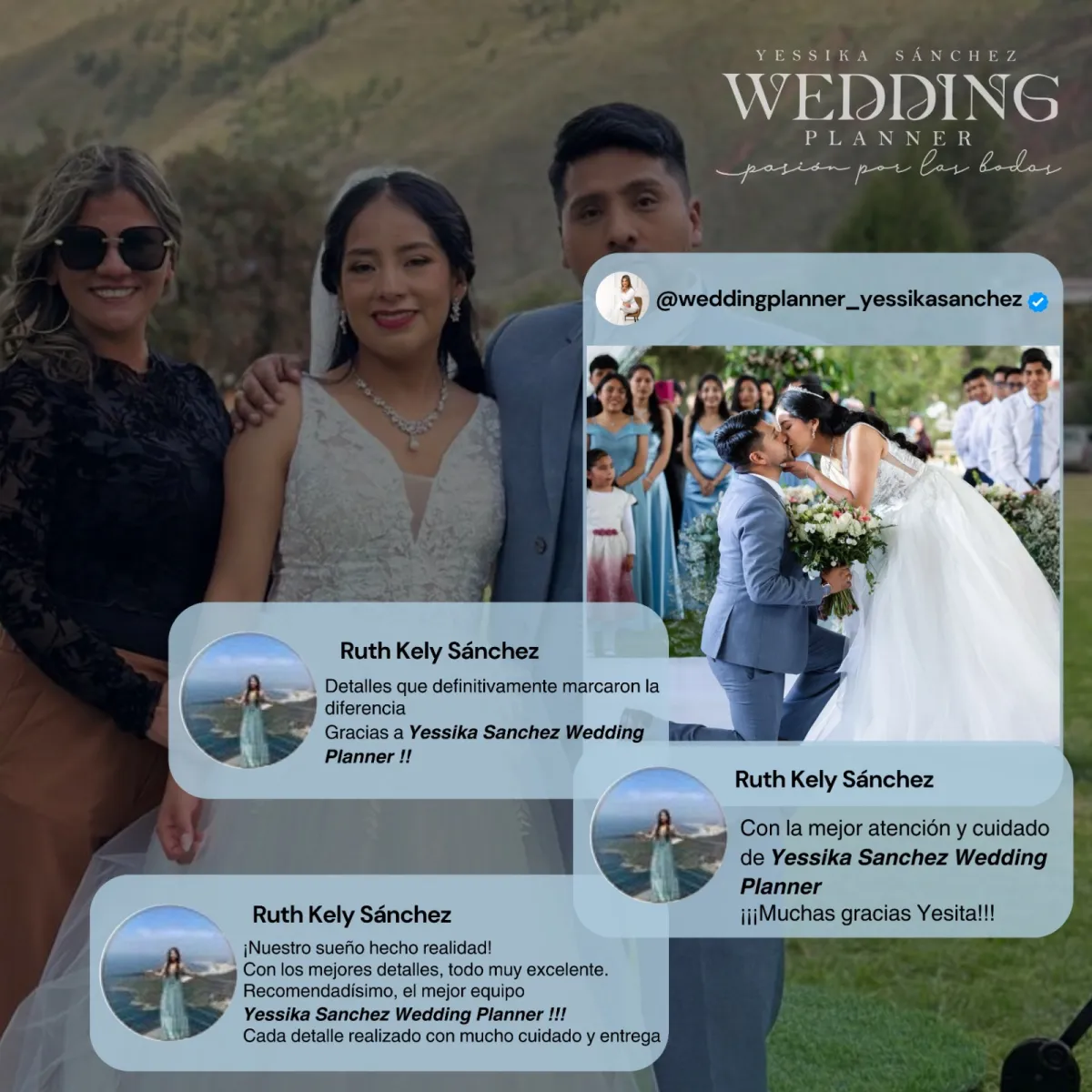 Creamos experiencias y formamos parte de tu historia … pasión por las bodas